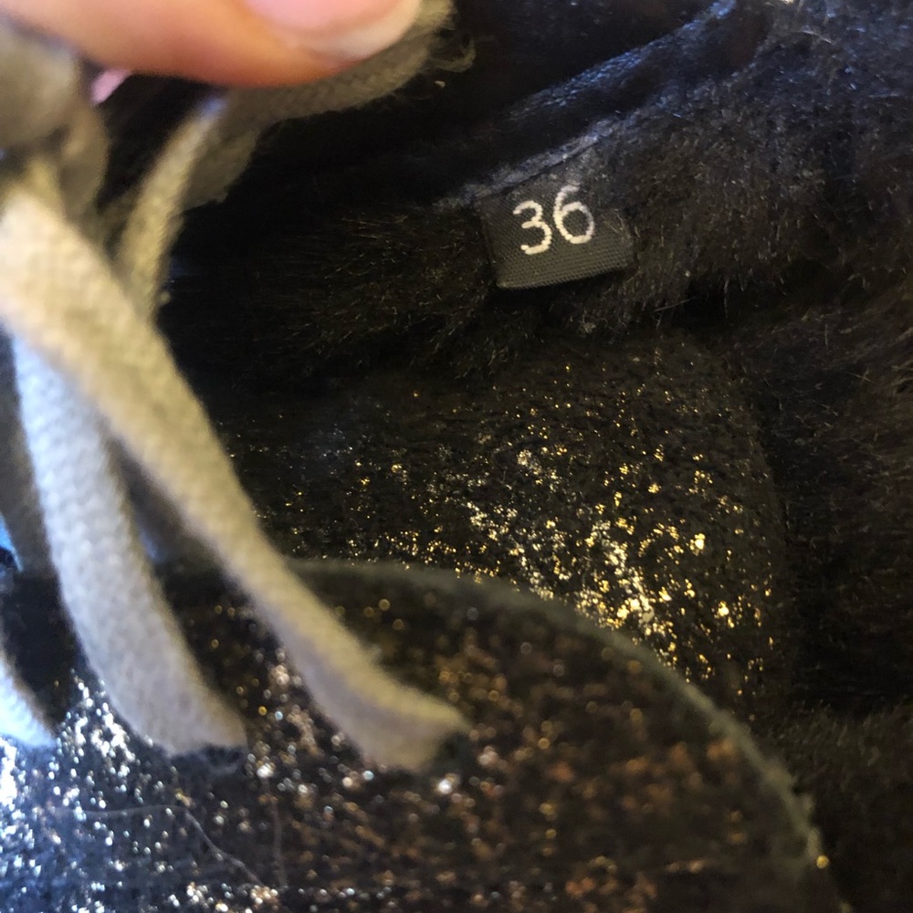 p448 Clara Faux Fur Lined platform slide sneakers - Picture 5 of 12
